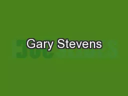 Gary Stevens