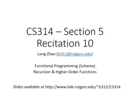 CS314 – Section 5