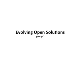 Evolving Open