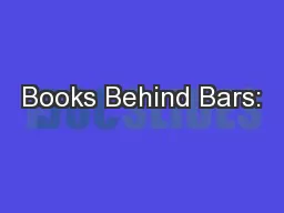 Books Behind Bars: