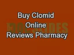 Buy Clomid Online Reviews Pharmacy