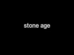 stone age