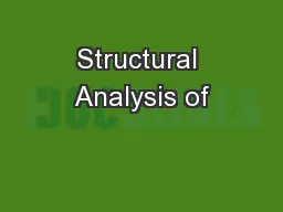 Structural Analysis of