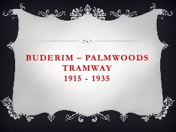 Buderim – Palmwoods Tramway