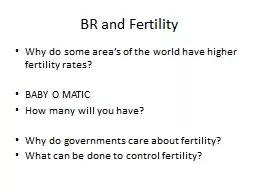 BR and Fertility