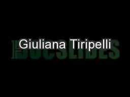 Giuliana Tiripelli