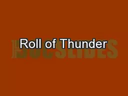 Roll of Thunder