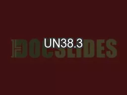 UN38.3