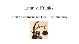 Lane v. Franks