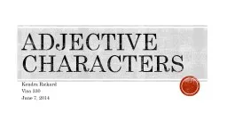 Adjective characters