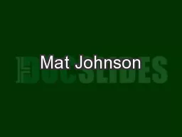 Mat Johnson