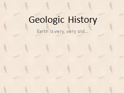 Geologic History