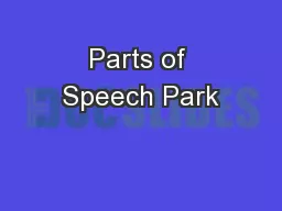 Parts of Speech Park