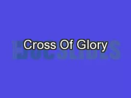 Cross Of Glory