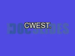 CWEST.