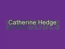 Catherine Hedge