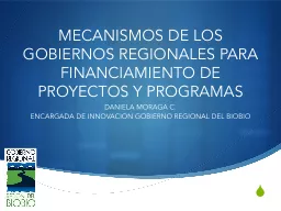 MECANISMOS DE LOS GOBIERNOS REGIONALES PARA FINANCIAMIENTO