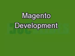 Magento Development 