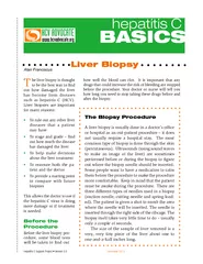 BASICS hepatitis C PATITIPPTJTIN M Liver Biopsy he liv