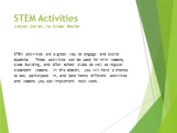 STEM Activities