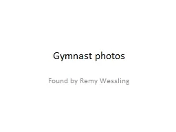 Gymnast photos