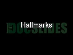 Hallmarks