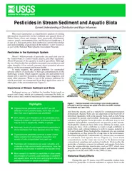 Pesticides in Stream Sediment and Aquatic Biota Curren
