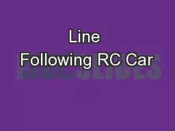 Line Following RC Car