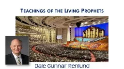 Teachings of the Living Prophets