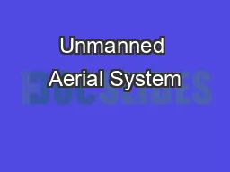 Unmanned Aerial System