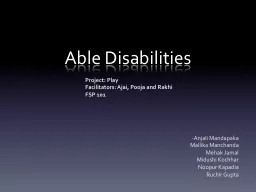 Able Disabilities
