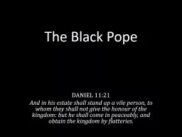 The Black Pope