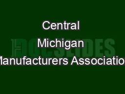 Central Michigan Manufacturers Association