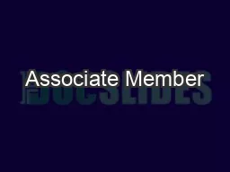 Associate Member
