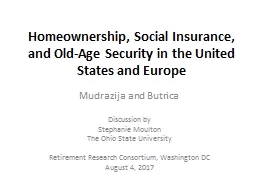 Homeownership, Social Insurance, and Old-Age Security in th