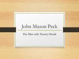John Mason Peck