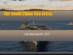 The South China Sea crisis