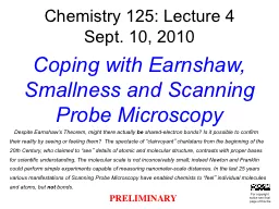 Chemistry 125: Lecture