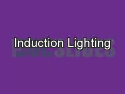 Induction Lighting