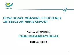 How do we measure Efficiency