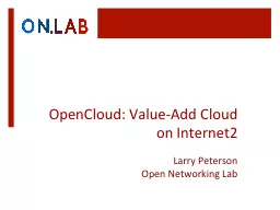 OpenCloud: Value-Add Cloud