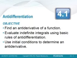 Antidifferentiation