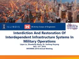 Interdiction And Restoration Of Interdependent Infrastructu