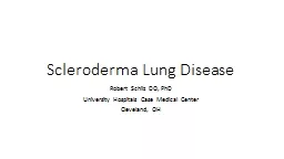 Scleroderma Lung Disease