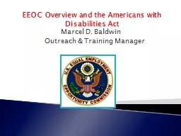 EEOC Overview and the Americans with Disabilities Act