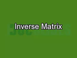 Inverse Matrix