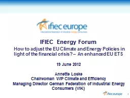 IFIEC Energy Forum