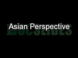 Asian Perspective
