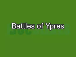 Battles of Ypres