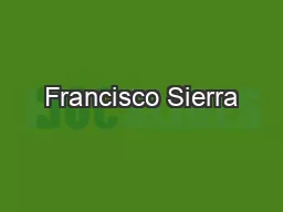 Francisco Sierra